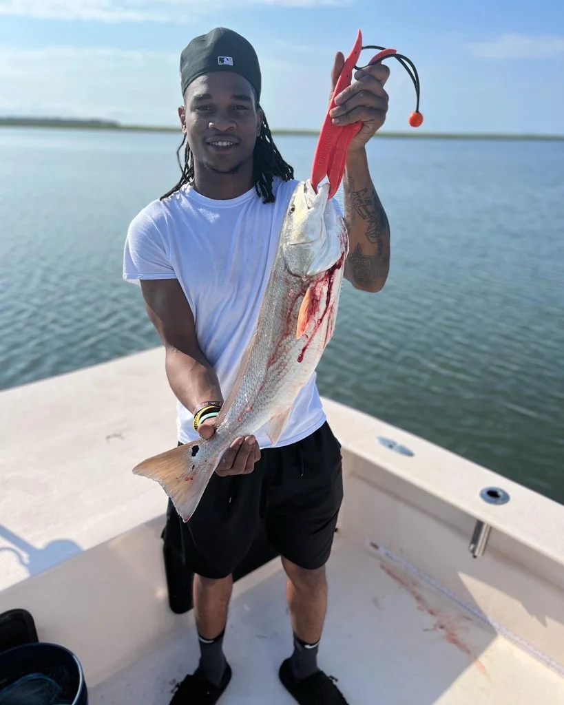 Redfish fishing in Beaufort, North Carolina