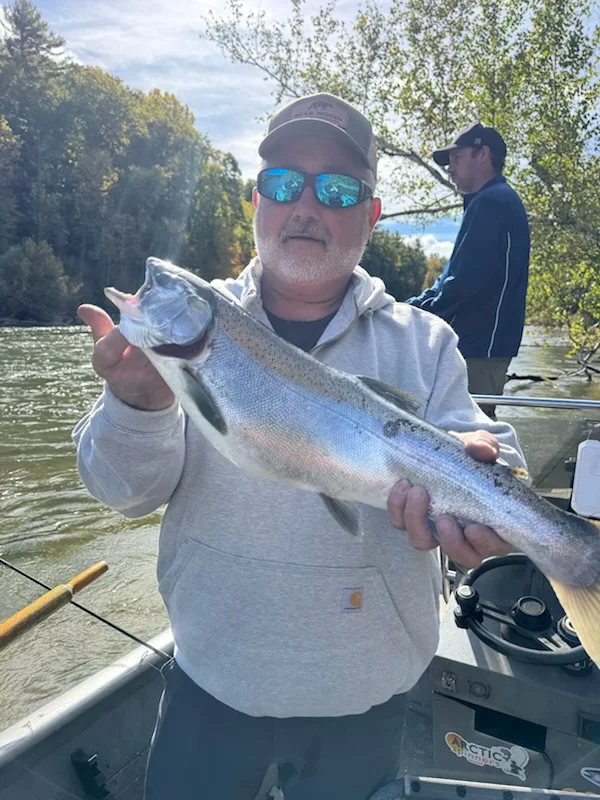 Fishing in Harrietta, Michigan