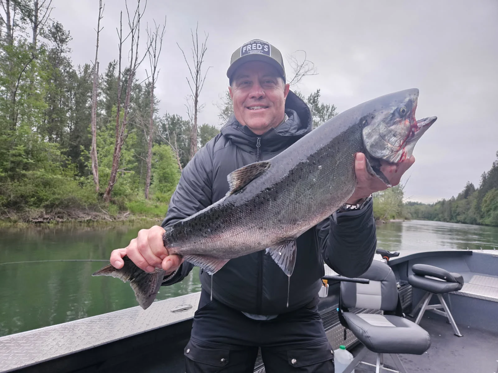 Fishing in Toledo, Washington