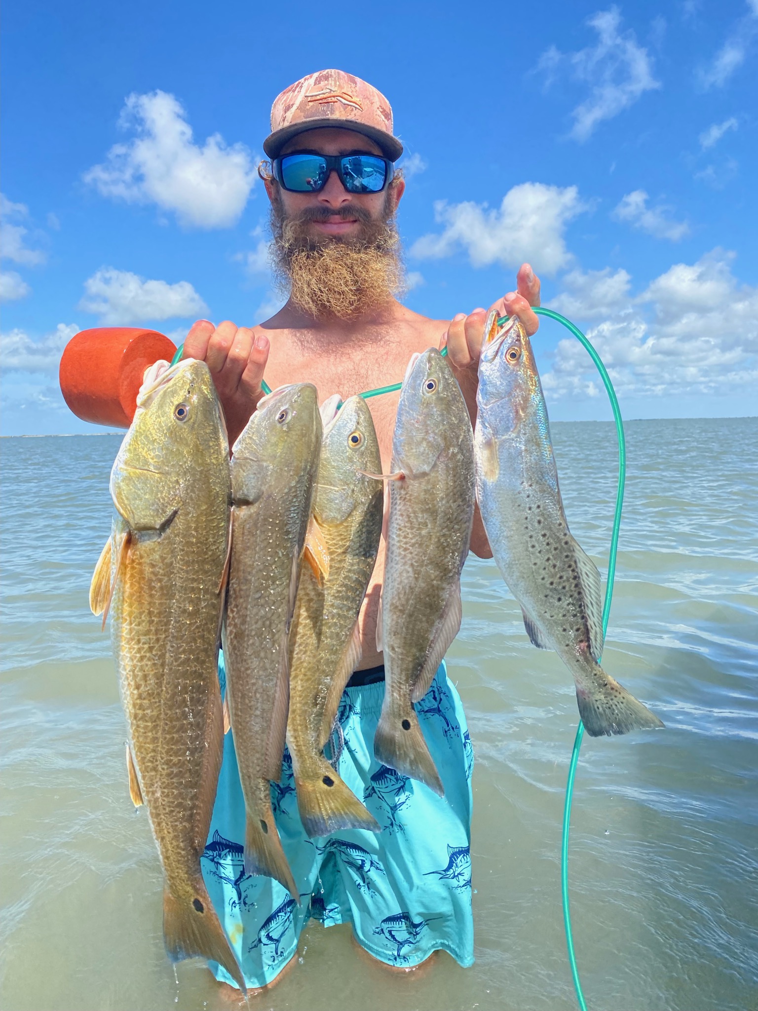 Alligator Gar fishing in Rockport, Texas