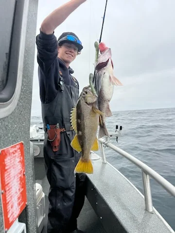 Fishing in Half Moon Bay, California