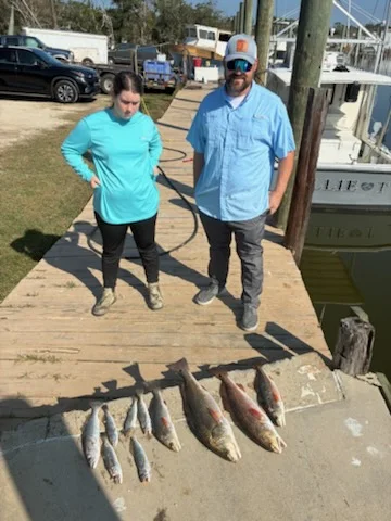 Fishing in Bon Secour, Alabama