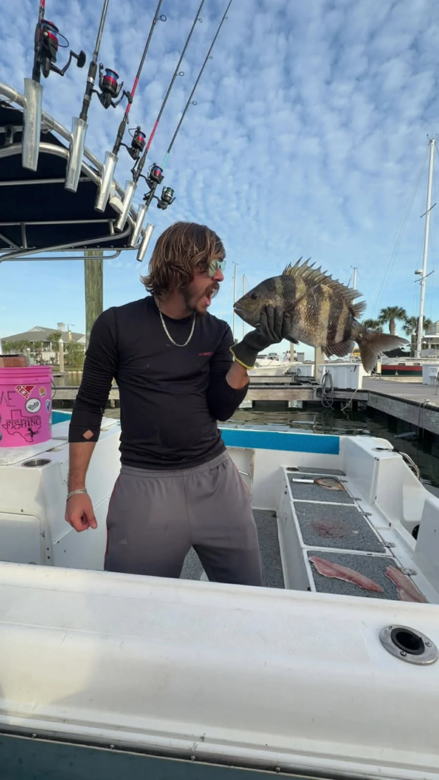 Fishing in Hitchcock, Texas