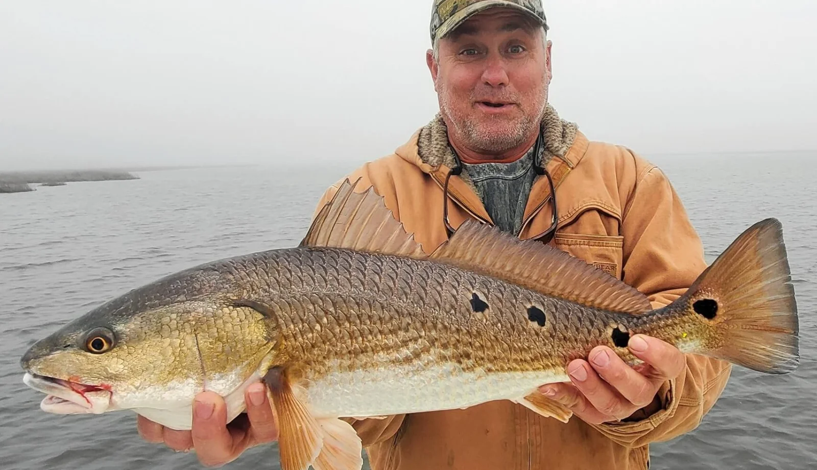 Redfish fishing in Saint Bernard, Louisiana