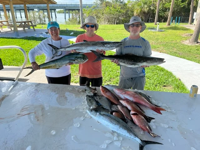 Amberjack, Cero Mackerel, Cobia, Mangrove Snapper, Mutton Snapper Fishing in Fort Pierce, Florida