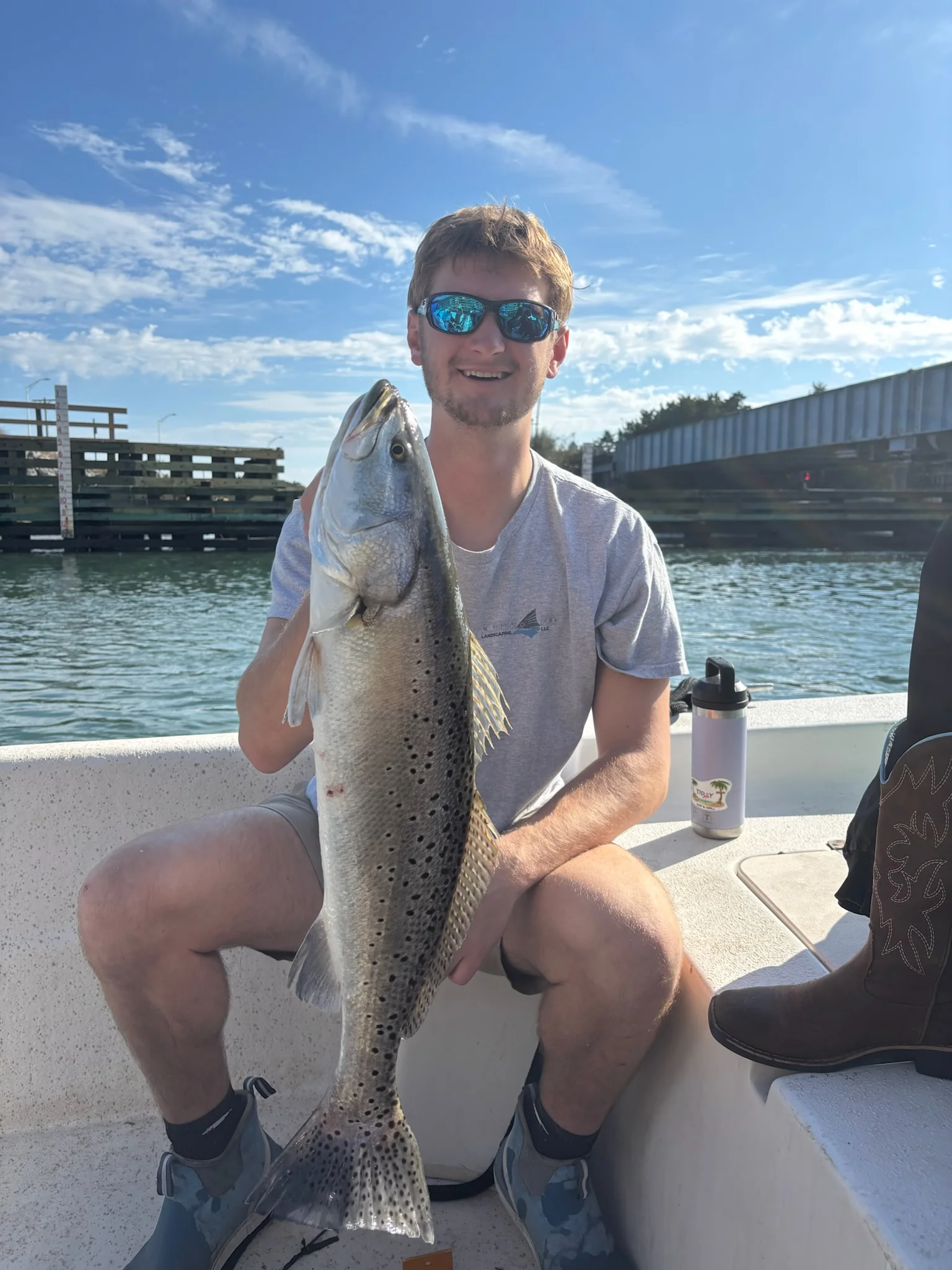Fishing in Cedar Point, North Carolina