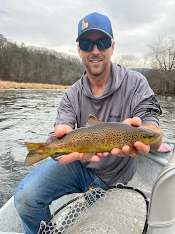Brown Trout Fishing in Leicester, North Carolina