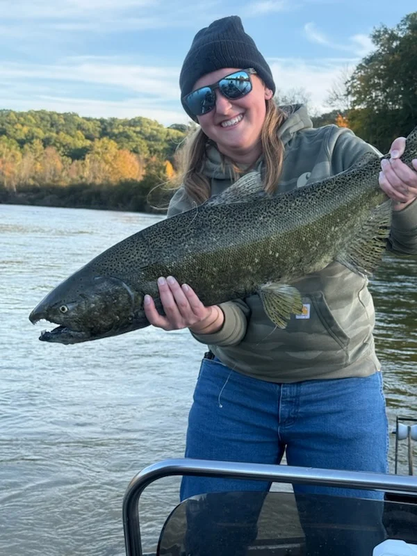 Fishing in Harrietta, Michigan