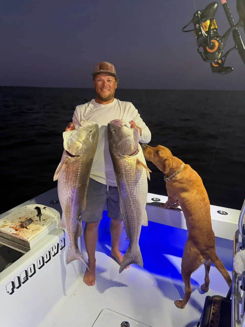 Fishing in Wanchese, North Carolina