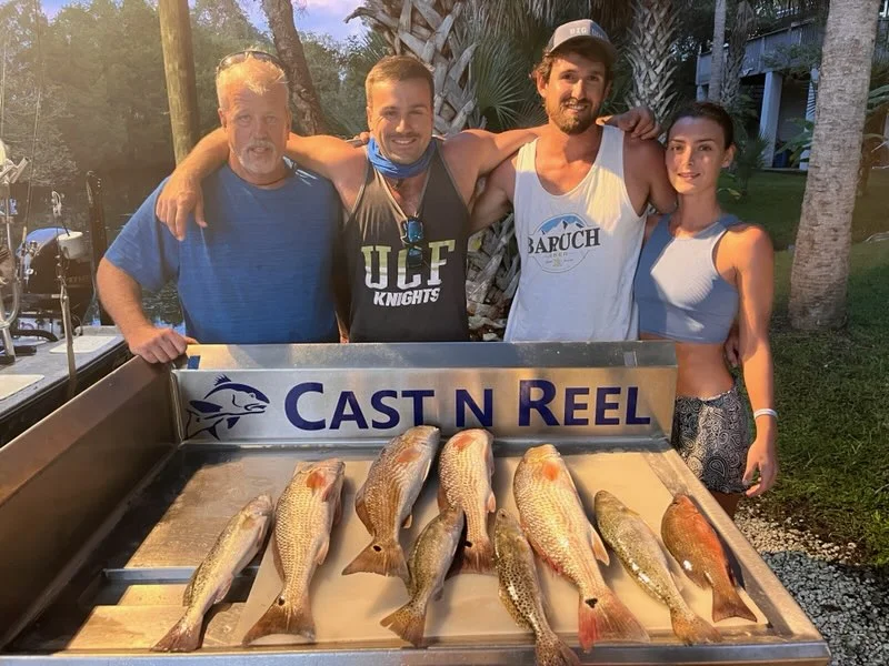 Redfish fishing in Crystal River, Florida