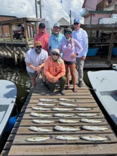 Fishing in Port O'Connor, Texas