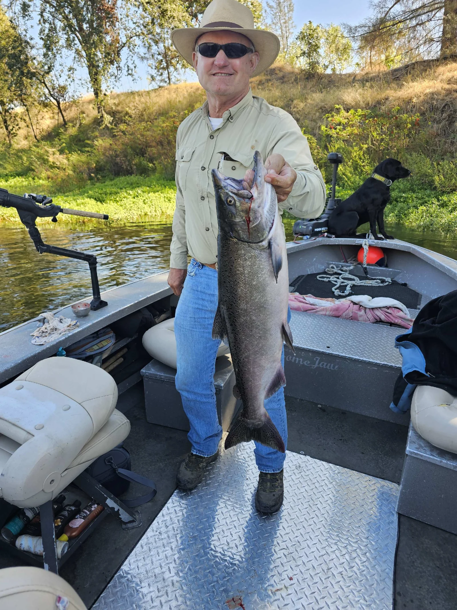 Fishing in Knights Landing, California
