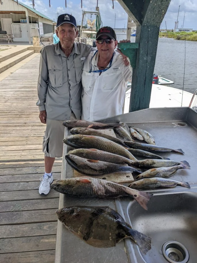 Redfish fishing in Sulphur, Louisiana