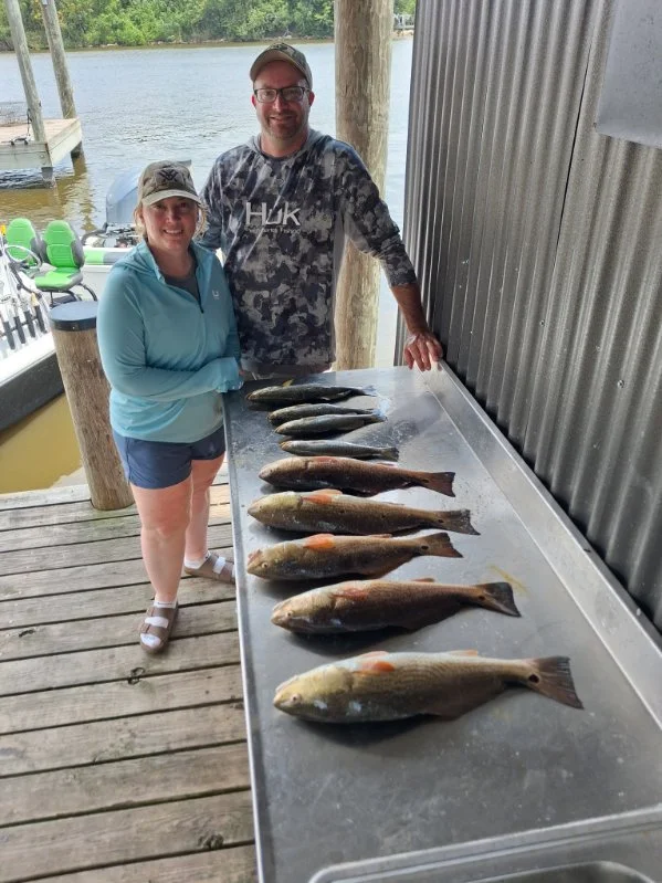 Fishing in Lafitte, Louisiana