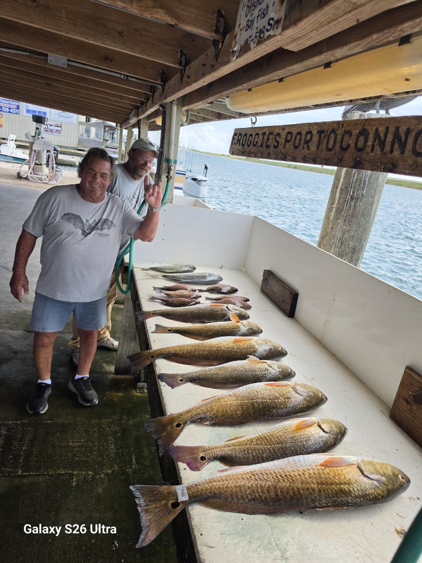 Fishing in Port O'Connor, Texas