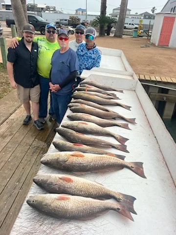 Fishing in Port O'Connor, Texas