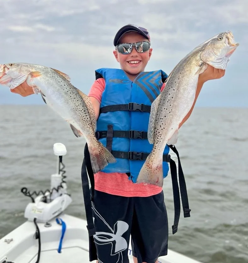 Speckled Trout / Spotted Seatrout fishing in Manteo, North Carolina