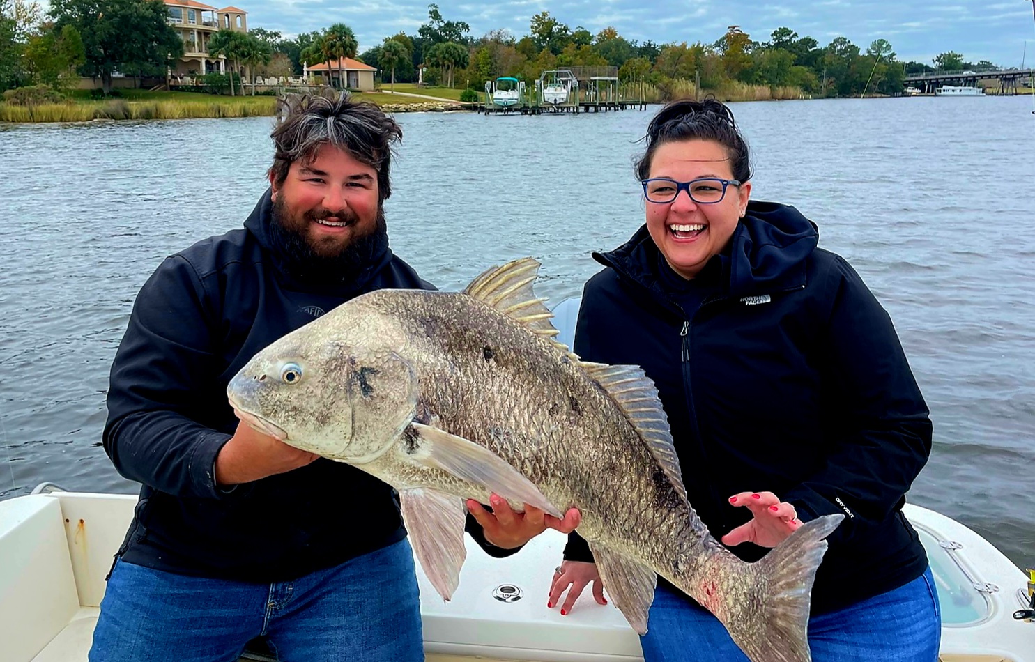 Black Drum Fishing in Biloxi, Mississippi