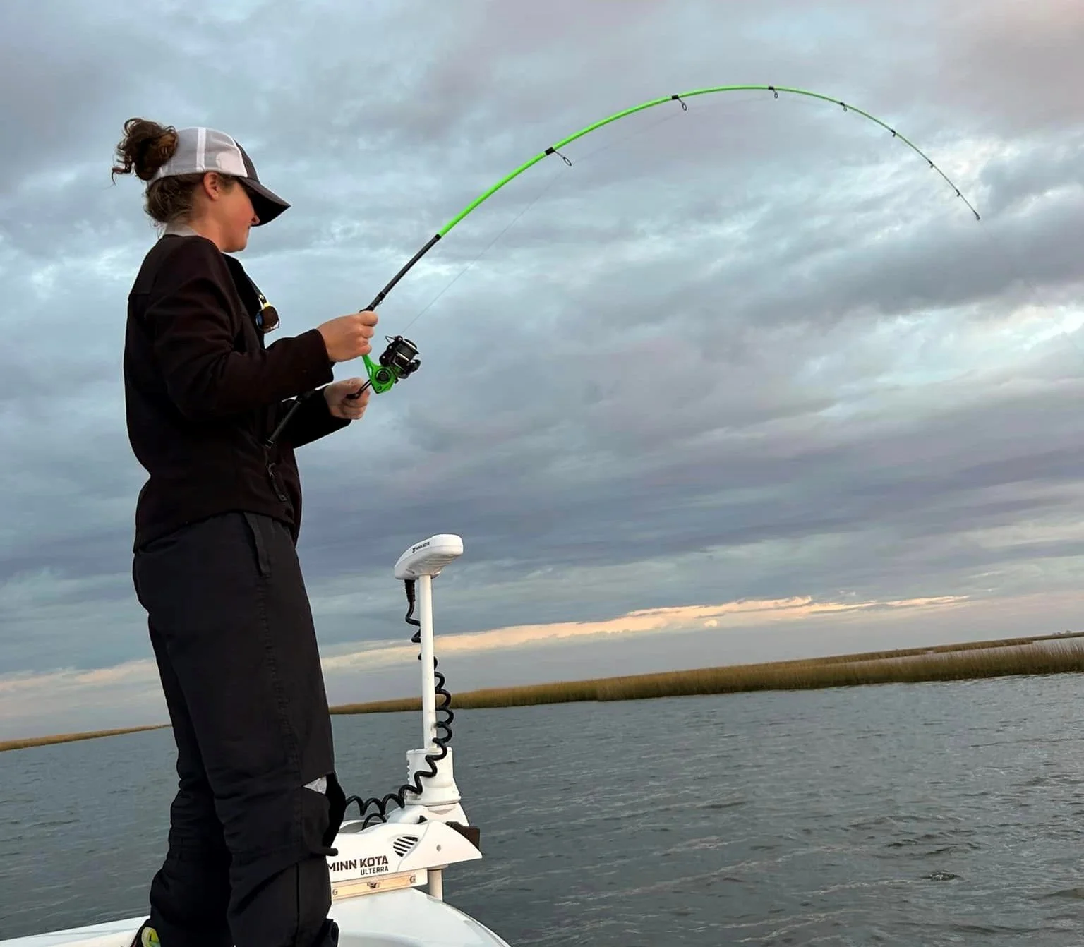 Fishing in Golden Meadow, Louisiana