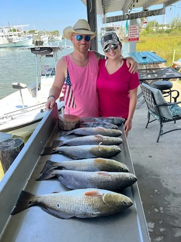 Redfish Fishing in Galveston, Texas