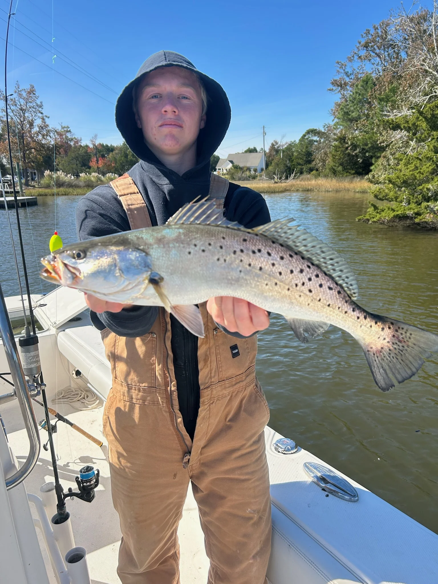 Fishing in Cedar Point, North Carolina