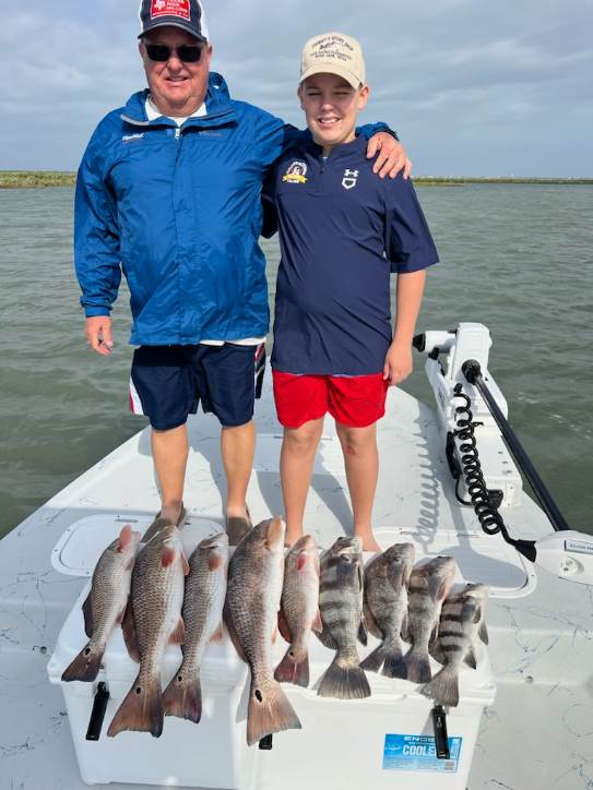 Fishing in Port O'Connor, Texas