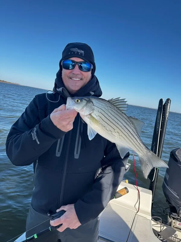 Fishing in Little Elm, Texas