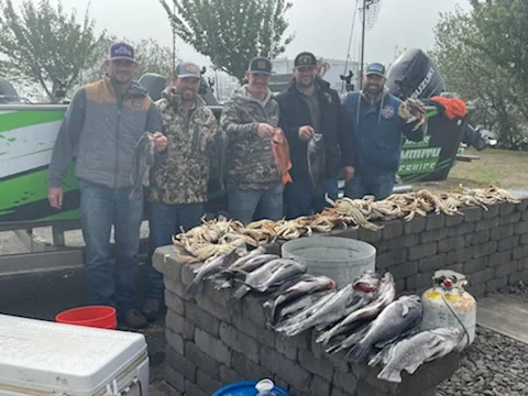 Chinook Salmon, Crab Fishing in Garibaldi, Oregon