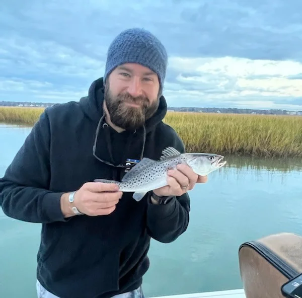 Black Drum, Flounder, Speckled Trout / Spotted Seatrout Fishing in Little River, South Carolina