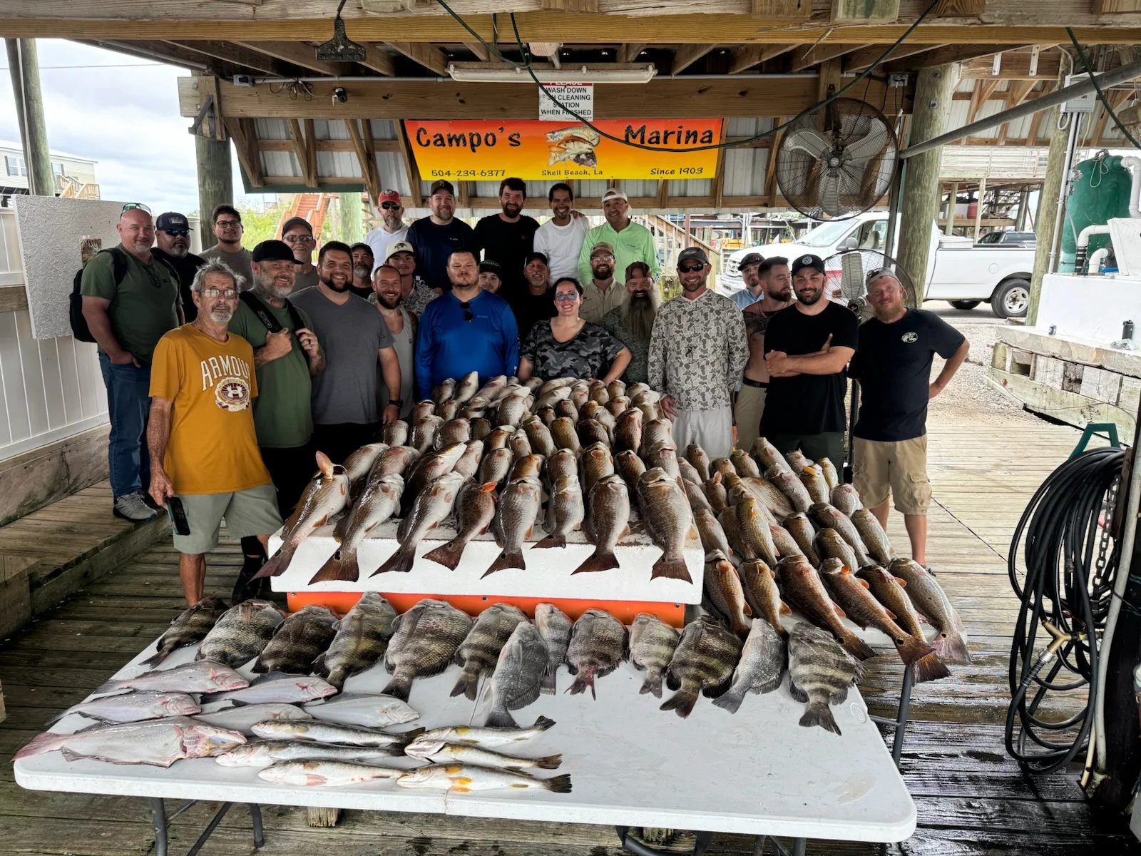 Fishing in Saint Bernard, Louisiana
