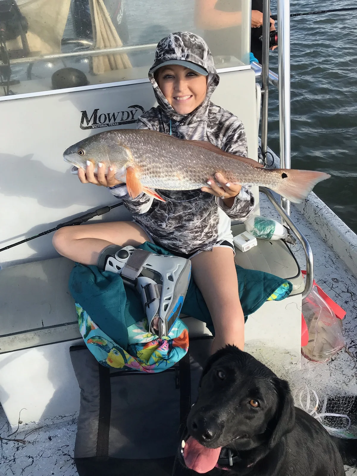 Black Drum, Flounder Fishing in Rockport, Texas