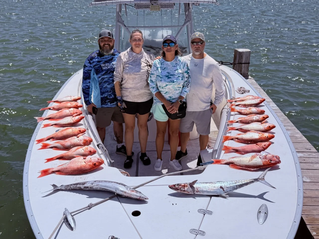 Fishing in Port Mansfield, Texas