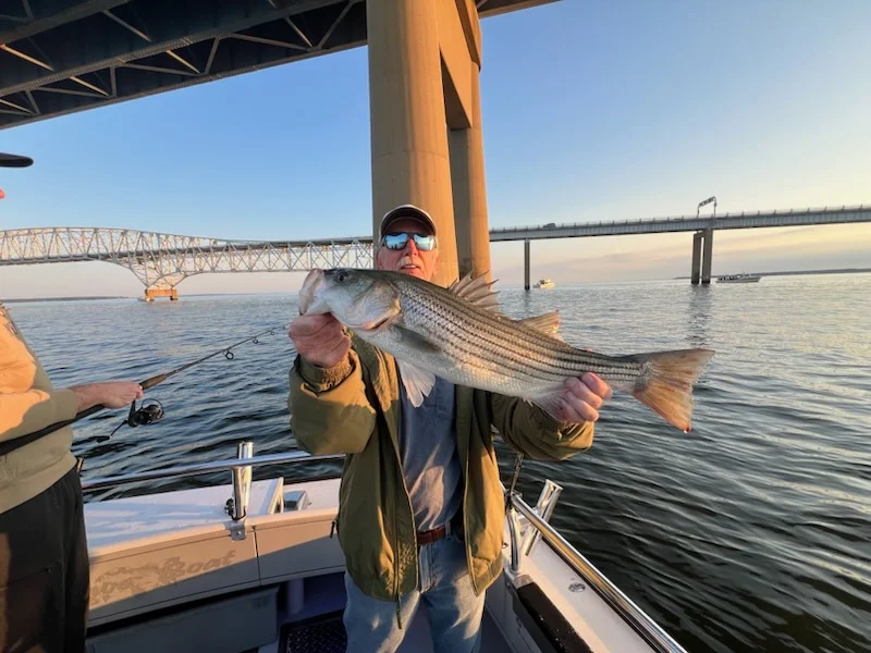 Fishing in Rock Hall, Maryland