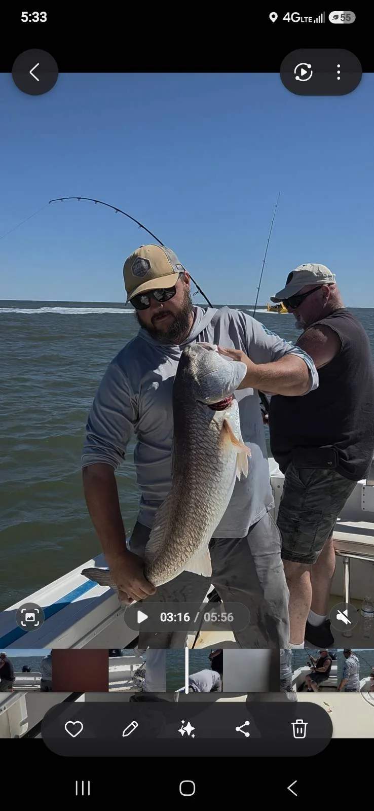 Fishing in Little River, South Carolina