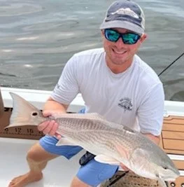 Flounder fishing in Little River, South Carolina