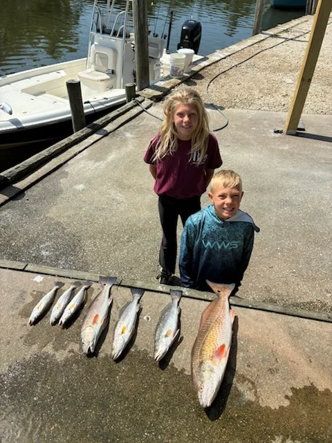 Fishing in Bon Secour, Alabama