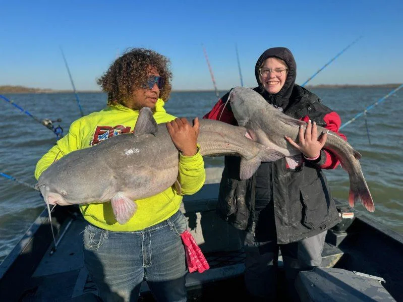 Blue Catfish Fishing in Dallas, Texas