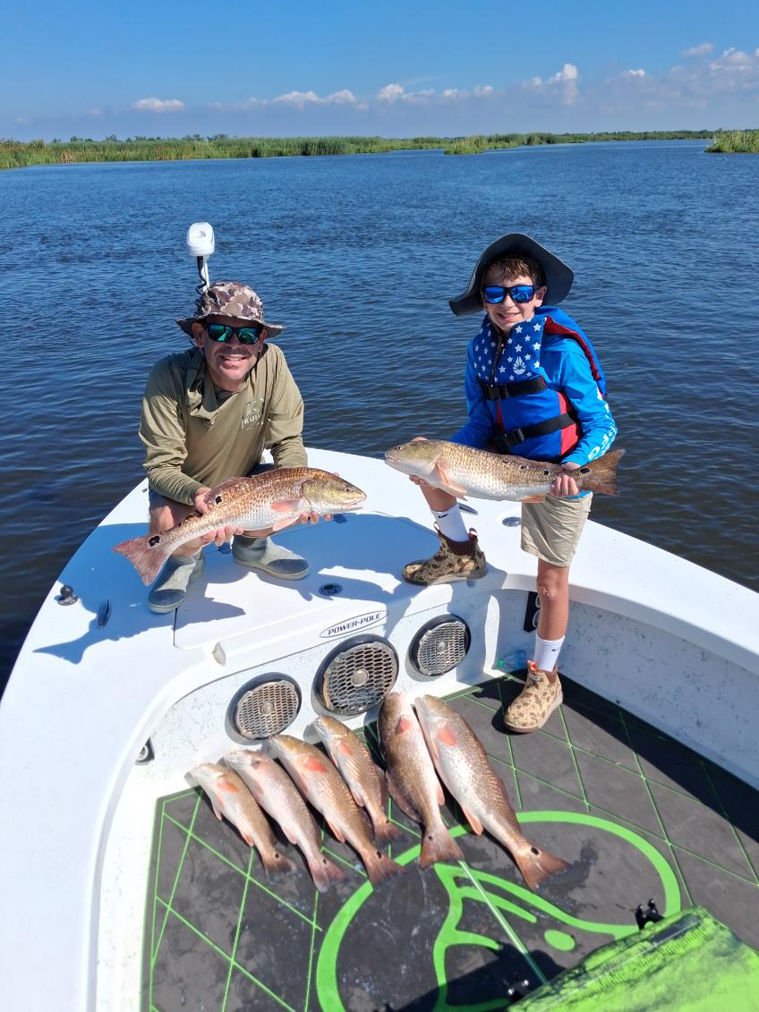 Fishing in Lafitte, Louisiana