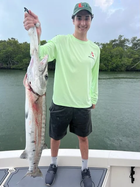 Barracuda fishing in Key Largo, Florida