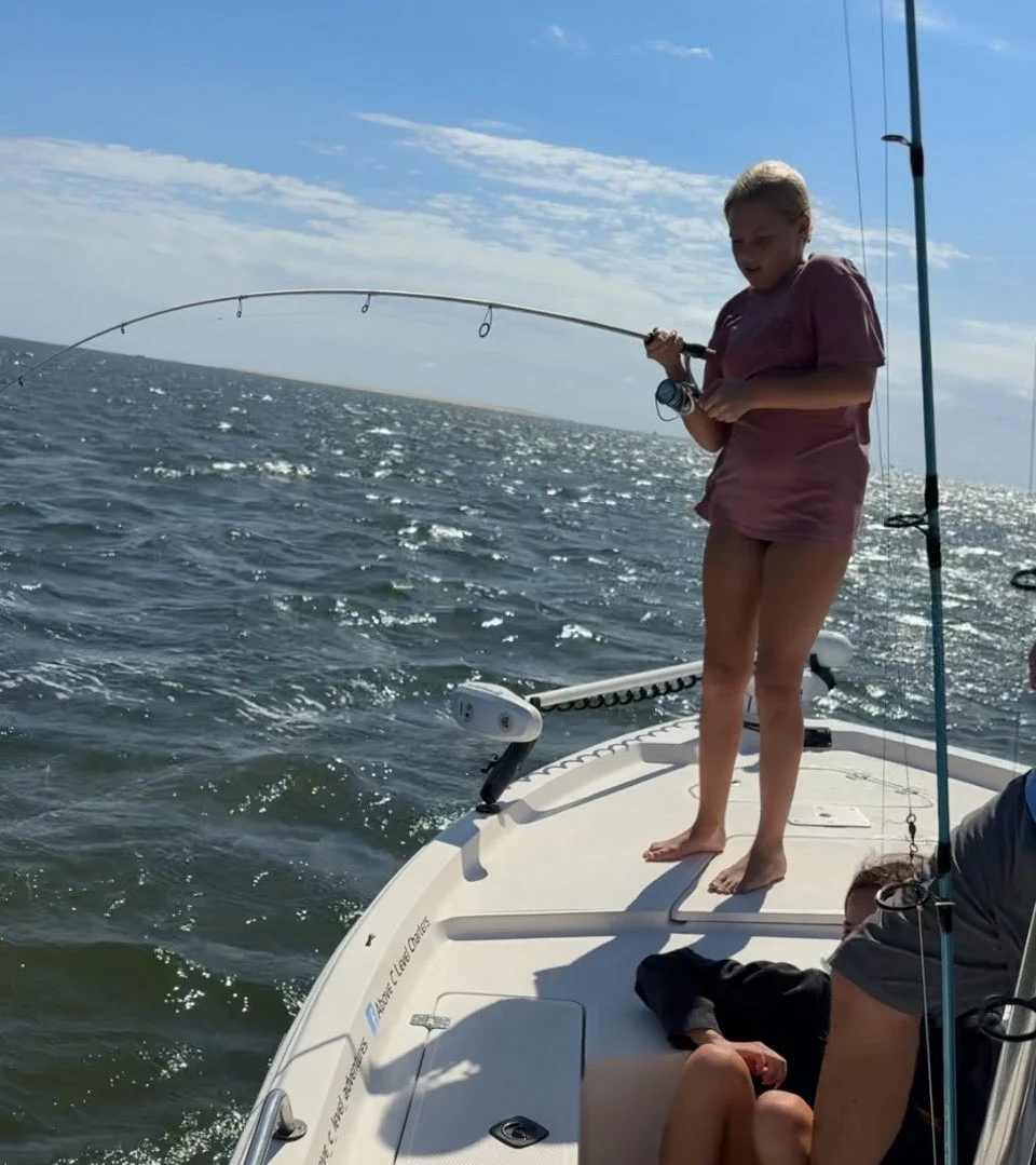 Fishing in Wanchese, North Carolina