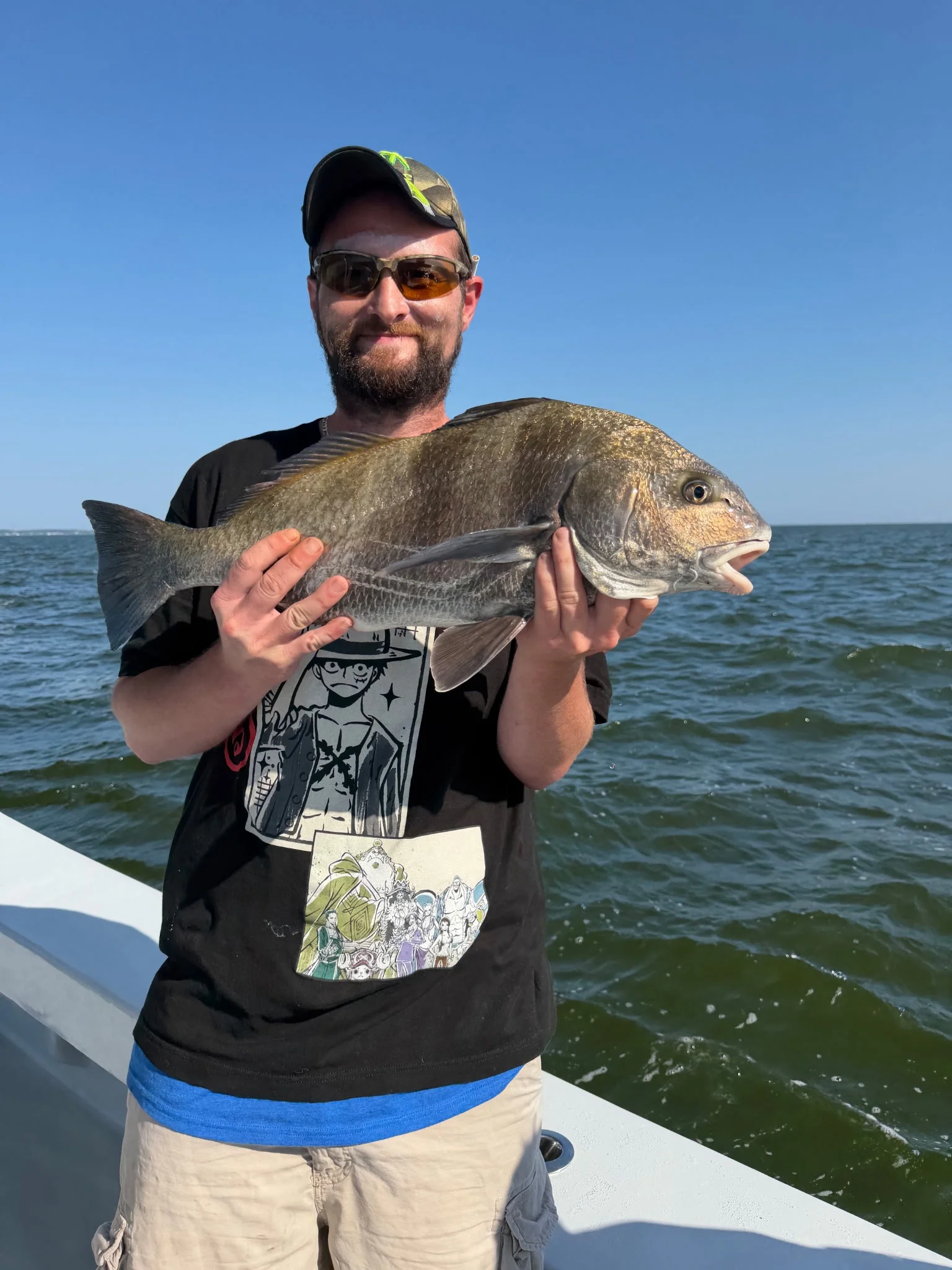 Fishing in Wanchese, North Carolina