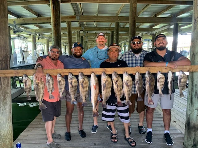 Black Drum, Redfish fishing in Port O'Connor, Texas