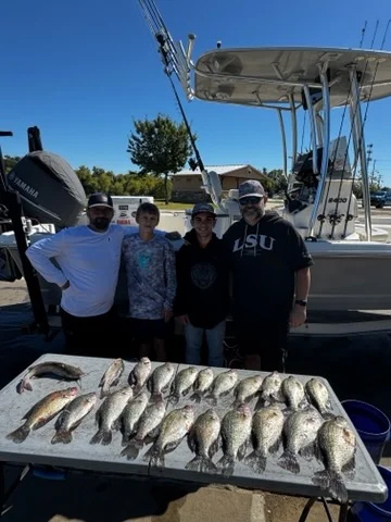 Fishing in Little Elm, Texas