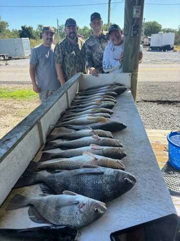 Fishing in Delacroix, Louisiana