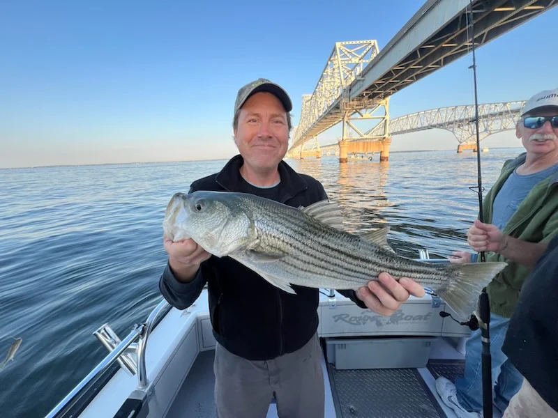 Fishing in Rock Hall, Maryland
