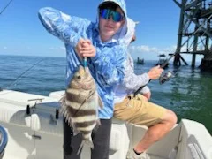 Fishing in Fort Morgan, Alabama