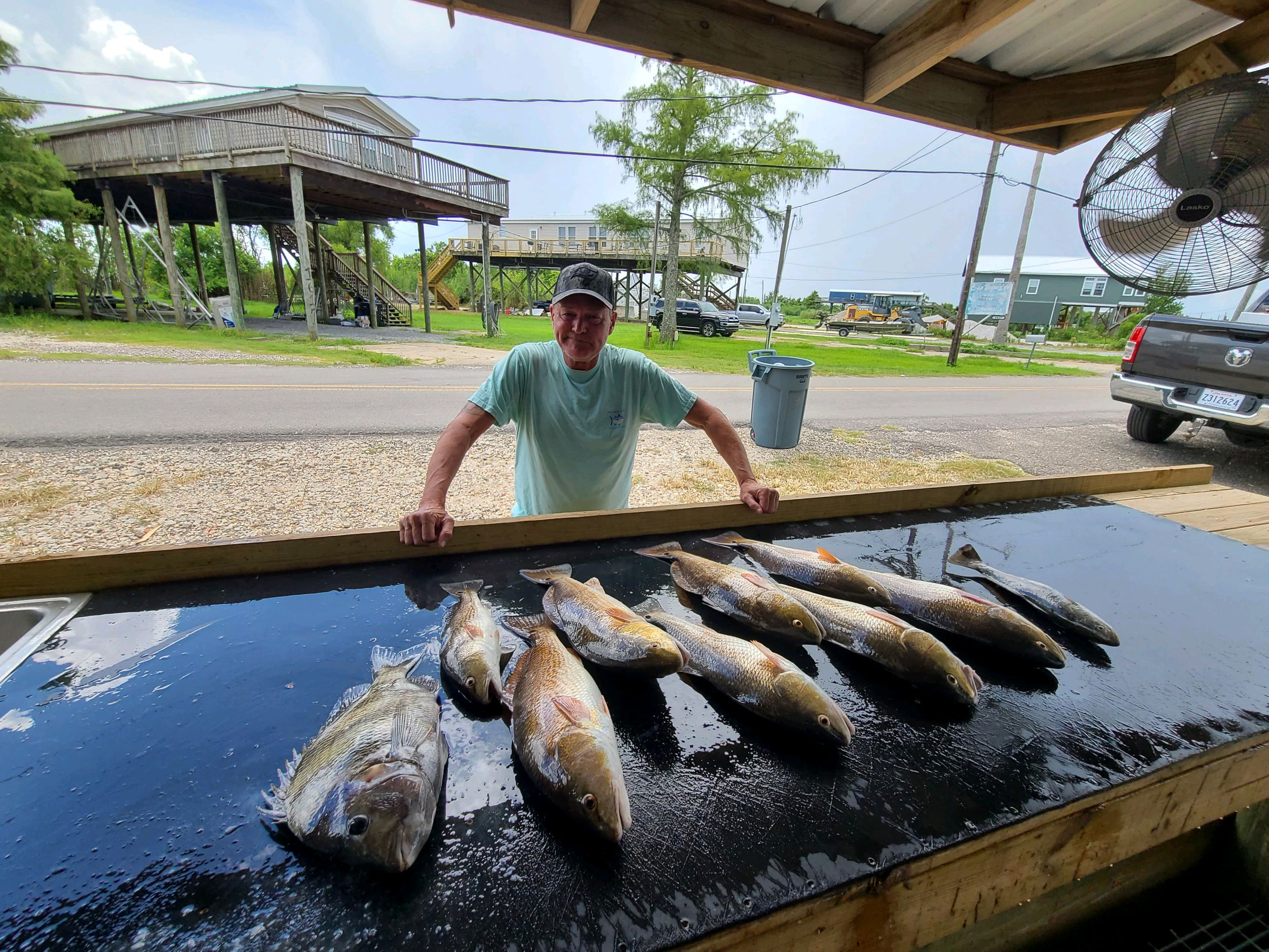 Flounder, Speckled Trout / Spotted Seatrout fishing in Yscloskey, Louisiana