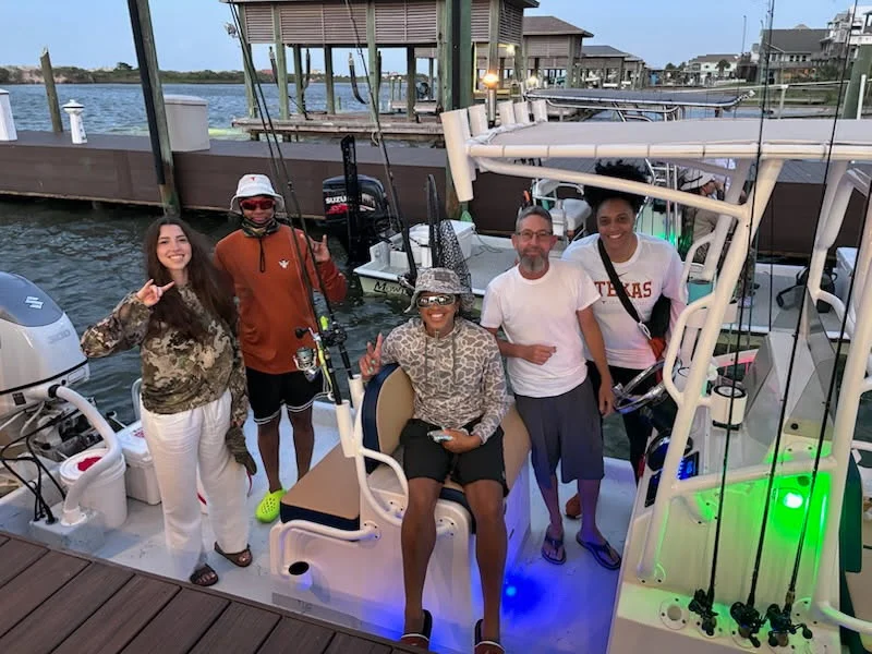 Fishing in Port O'Connor, Texas