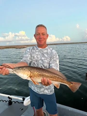 Redfish fishing in Port O'Connor, Texas