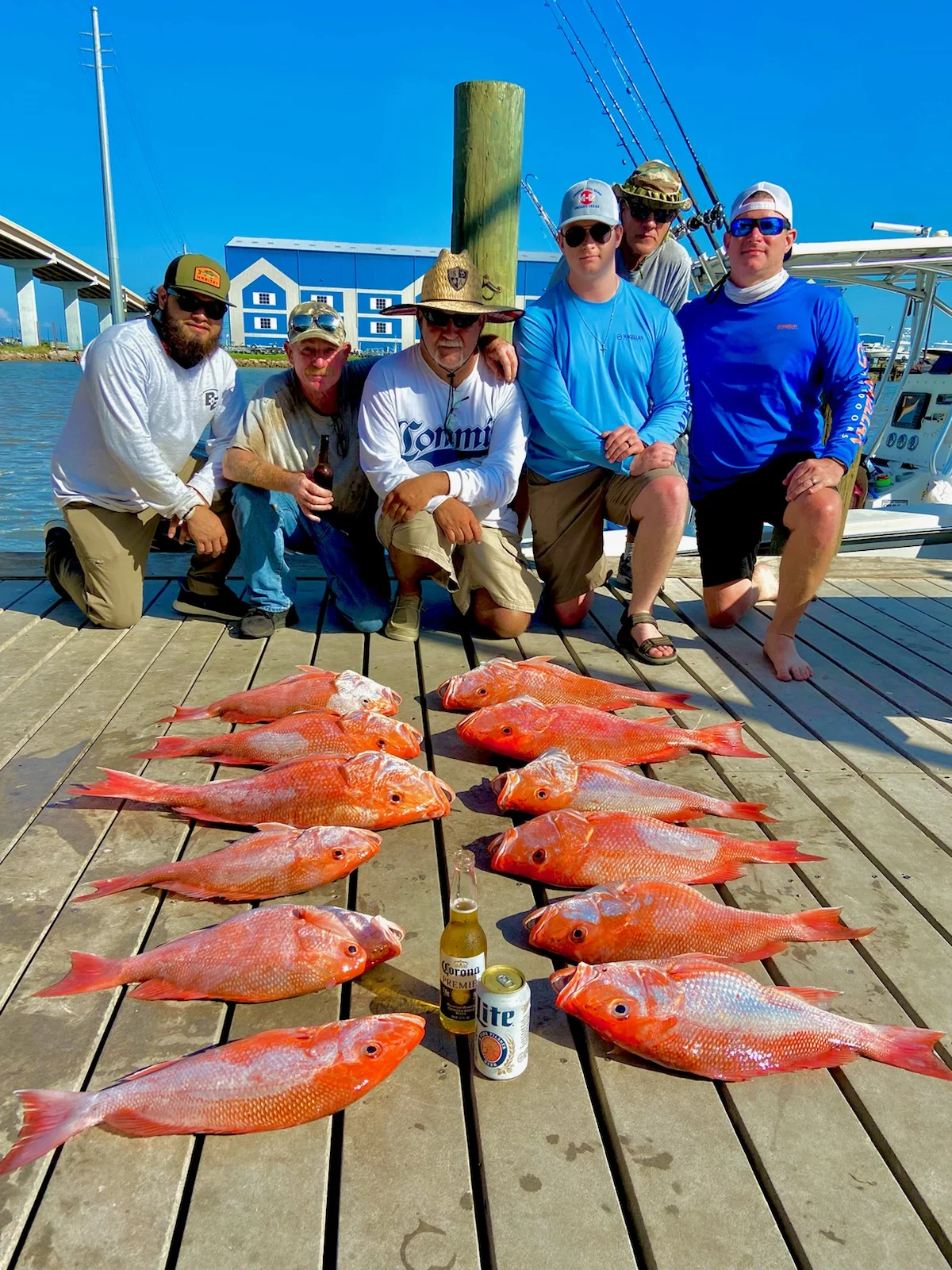 Red Snapper fishing in Surfside Beach, Texas